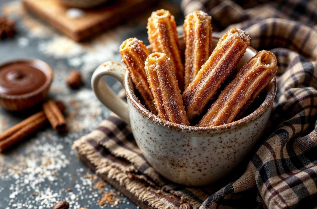 delicious dessert indoors